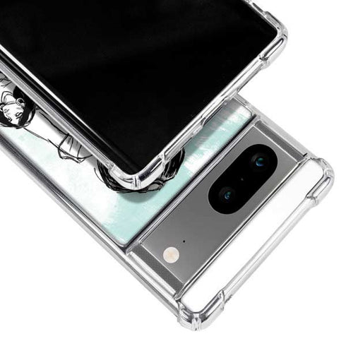 Disney Princess Jasmine Sketch Google Pixel 8a Clear Case